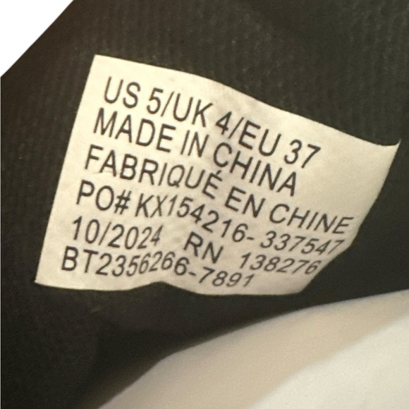 FABKIDS Girls Glitter Combat Boots Black Sparkle Size 5/UK 4/EU 37 - Picture 4 of 9